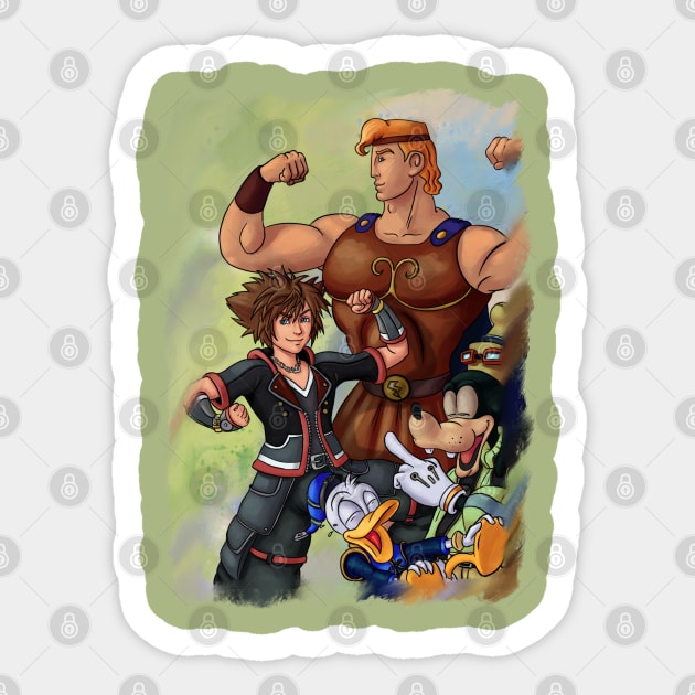 Kingdom Hearts 3 Sticker by An_dre 2B